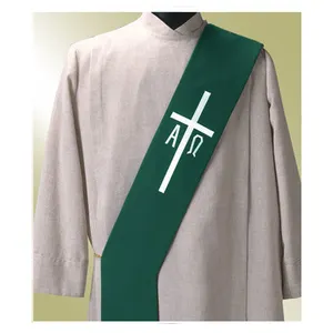 clergy surplice vestment overlay deacon stole