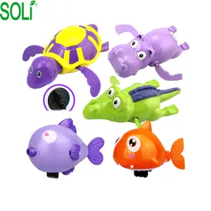 Acessórios criativos para piscina, bebê para crianças, brinquedos de banho, natação, animais pequenos, brinquedo de banho