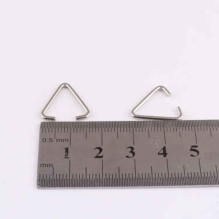 Factory Direct Supply Small Metal Triangle Jump Ring Open Ring Wholesale For Jewelry Making Accessories