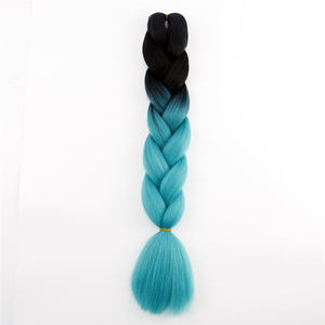 Extensiones de cabello trenzado sintético jumbo, dos tonos, 24 pulgadas, 100g, <span class=keywords><strong>para</strong></span> otro cabello <span class=keywords><strong>artificial</strong></span> - Product Image 2