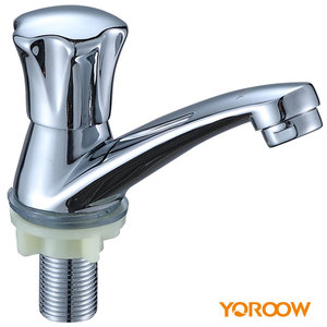 Precio barato sola agua fría plateado <span class=keywords><strong>ronda</strong></span> mango <span class=keywords><strong>de</strong></span> zinc lavabo grifo - Product Image 1