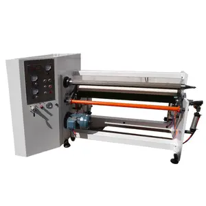 China Manufacturer Automatic Single Shaft Tape Rewinding Machine