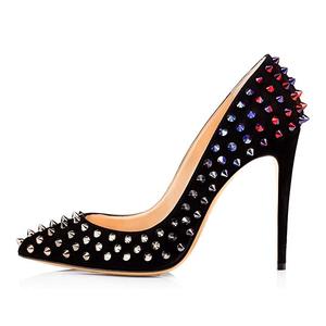 Elegante Chaussure Femme Plus Size Punta A Punta Mulit-Colore Del Chiodo di Alta Tacchi <span class=keywords><strong>Scarpe</strong></span> Da Donna 2019 - Product Image 1