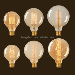 Decorative Tungsten Filament <strong>E26</strong> E27 25W/40W/60W ST64 ST58 A19 A60 T45 T30 G80 G95 G125 Vintage Edison <strong>Bulbs</strong> - Product Image 3