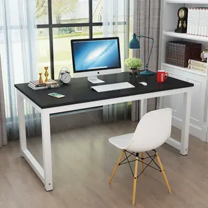 Offre Spéciale En Acier-bois Bureau d'ordinateur Moderne Simple Style Table D'ordinateur Portable Pour Bureau à domicile Bureau D'étude