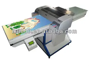 A2-lk4880 numérique à plat imprimante à jet d'encre métallique, 8 petits- couleur imprimante à jet d'encre métallique