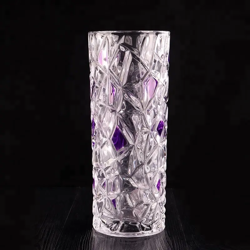 Modern K9 Crystal Glass Flower Vase For Decoration