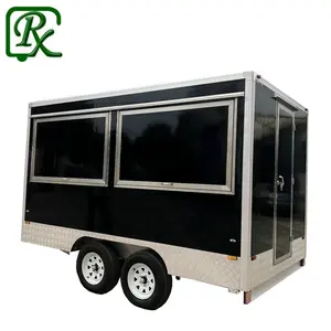 Friteuse électrique Mobile, remorque/camion alimentaire, chariot, meilleure vente chinois, pour tout, en solde, personnalisé, Double L350 x w210 x h210cm