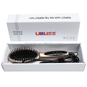 Professionnel Cheveux Électrique Redresseur Peigne <span class=keywords><strong>Brosse</strong></span> meilleur vendeur <span class=keywords><strong>Amazon</strong></span> roulant brosses à cheveux - Product Image 6