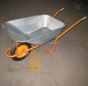 अमेरिकी कृषि ठोस इमारत व्हील बैरो जस्ती ट्रे पु पहिया - Product Image 1