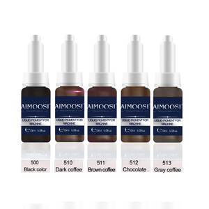 Aimoosi 18 colores fácil color maquillaje permanente <span class=keywords><strong>microblading</strong></span> pigmento para cejas y <span class=keywords><strong>labios</strong></span> <span class=keywords><strong>de</strong></span> la tinta del tatuaje - Product Image 2