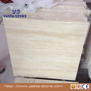 Màu Vàng Kem Màu Be <span class=keywords><strong>Travertine</strong></span> Gạch Đá Cẩm Thạch Sàn Gạch Giá - Product Image 4
