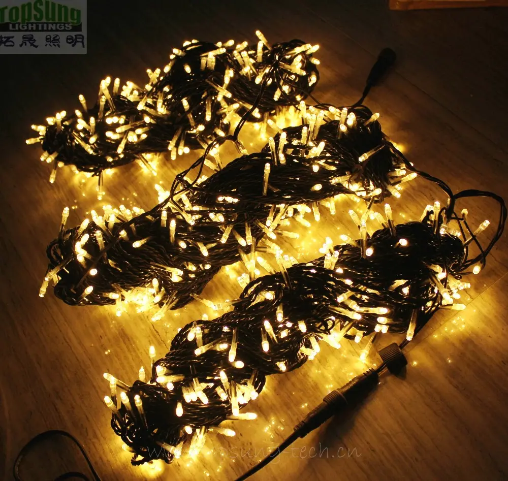 150m לחיבור חם לבן מהבהב פיות מחרוזת אורות 1500 led עבור חג