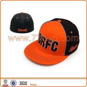 Fábrica Flexfit cierre total 3D Logo regrese bruscamente sombrero - Product Image 1