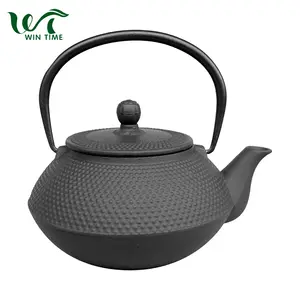 תה סיר קפה ותה סטי עם ידית סגנון מיני כבד החובה יצוק ברזל סיני מטבח מסורתי עונה 17.5*14*15cm 1.2Kg