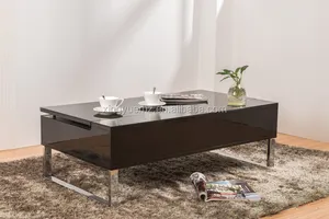 High gloss tavolino, ascensore tavolo da caffè, soggiorno Uso Specifico e Aspetto Moderno tavolo da caffè