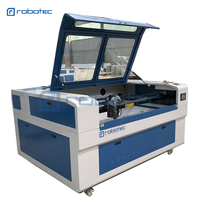 Machine de découpe laser en acier inoxydable à deux têtes, machine de découpe laser 150W, machine de gravure et de découpe laser CO2 1390