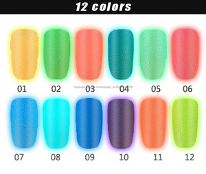 RONIKI brillan en el pigmento oscuridad en polvo para uñas arte se lumbra en <span class=keywords><strong>la</strong></span> noches - Product Image 5