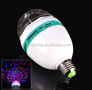 गर्म बेच b22/e27 क्रिस्टल घूर्णन एलईडी बल्ब - Product Image 6