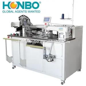 HB-166TD से प्रोग्राम इलेक्ट्रॉनिक पैटर्न जींस की जेब welting सिलाई मशीन औद्योगिक