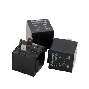 CHSKY car WaterProof Patent Auto Relay 12v 40a 4 Pins Hot Sale Universal Black Color Auto Relay Socket 12v Car Relay CH-40124