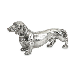 Estatua <span class=keywords><strong>de</strong></span> <span class=keywords><strong>Perro</strong></span> <span class=keywords><strong>Salchicha</strong></span> Plateado <span class=keywords><strong>de</strong></span> Poliresina - Product Image 1