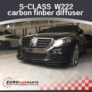 Classe s W222 diffusore posteriore Exhasut punte marmitta punte in carbonio Finber diffusore per W222 a <span class=keywords><strong>B</strong></span> stile 2016 2017 MB ricambi Auto per W222 - Product Image 5