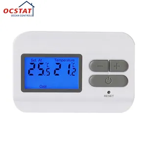 LCD personalizada HVAC controlador de temperatura termostato para la caldera