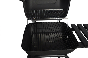 SEJR carbón vegetal negro barril de la parrilla de <span class=keywords><strong>barbacoa</strong></span> con <span class=keywords><strong>chimenea</strong></span> 92x56x52x107 cm - Product Image 3