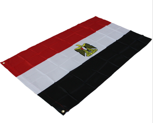 Bandera Nacional De Egipto personalizada para colgar, 90x150cm, venta al por mayor - Product Image 2