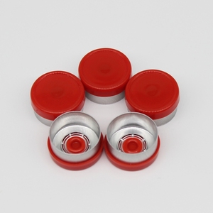 13mm Red Medical Aluminum and Plastic <strong>Flip</strong> Seal <strong>Cover</strong> for Glass Vial - Product Image 3