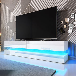 Mobile TV Sospeso con 2 Cassetti LED da 140cm per Soggiorno - Product Image 4