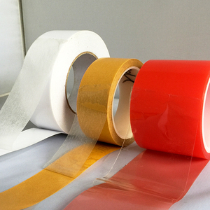 <span class=keywords><strong>Cinta</strong></span> adhesiva <span class=keywords><strong>transparente</strong></span> reutilizable de doble cara, <span class=keywords><strong>cinta</strong></span> de poliéster con revestimiento rojo, blanco y amarillo - Product Image 3