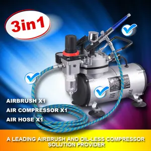 Airbrush compressor kit