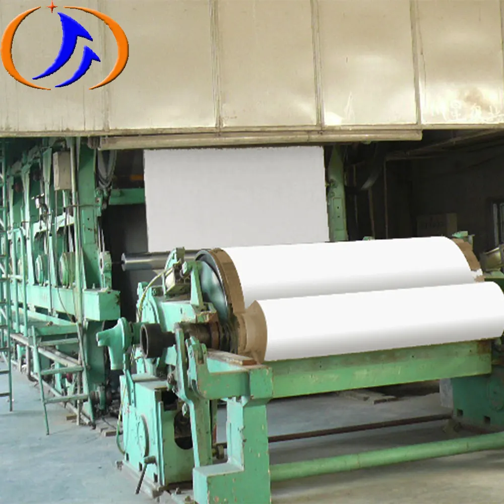 Complete Turnkey Paper Mill Project Mixed Office Waste Recycle Process Notebook Writing Printing Paper Production Machine Price
