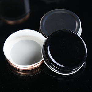 Di alta qualità rotondo chiaro borosilicato barattolo di vetro con coperchio in metallo per la conservazione degli alimenti latte gelatina di olio d'oliva zucchero cibo per bambini gomma da masticare - Product Image 6