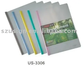 US-3306 A4 прозрачная папка для отчета с ручкой shantou yuansheng