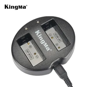 KingMa Dual USB Автомобильное зарядное устройство для ЖК-дисплея с подсветкой Fujifilm NP-W126 NP-W126S и Fujifilm FinePix X-Pro1 X-Pro2 HS30EXR HS33EXR HS35EXR HS50EXR X-A1