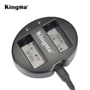KingMa ที่ชาร์จ USB คู่สำหรับ Fujifilm NP-W126 NP-W126S,Fujifilm <span class=keywords><strong>FinePix</strong></span> X-Pro1 X-Pro2 HS30EXR HS33EXR HS35EXR HS50EXR X-A1 - Product Image 1