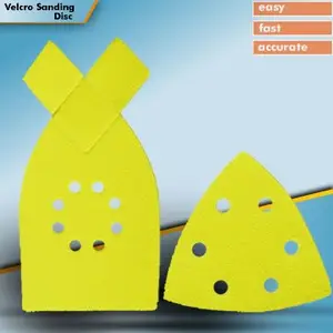 velcro discos de lijado lijado de la rueda de velcro con velcro disco de la rueda - Product Image 1