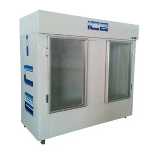 Merchandise Freezer Indoor Ice Merchandiser Bagged Ice Freezer