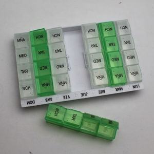 7 jours x 4 boîte à pilules de grande capacité. Boîte à pilules hebdomadaire, système d'organisation pour les suppléments de médicaments et les vitamines - Product Image 3