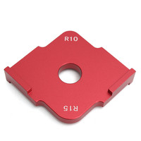 Panel de madera radio rápido plantilla Router Mesa Bits plantilla esquina plantillas Kit de herramientas para trabajar la madera