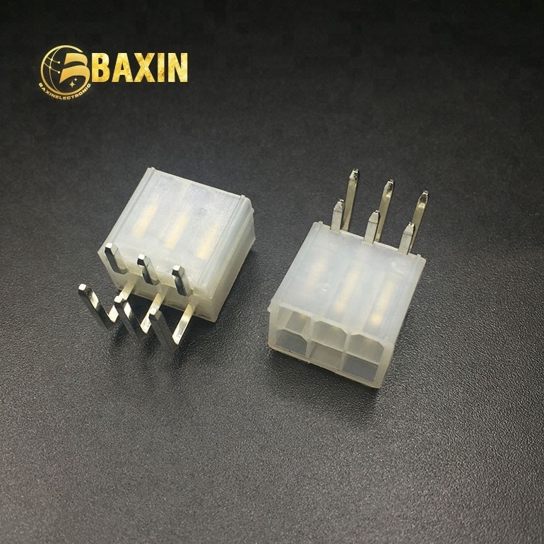 6 pin 4,2 мм Шаг Угловые molex 6 штифтов коннектор для печатной платы SMT/SMD мужской 5569-6WA