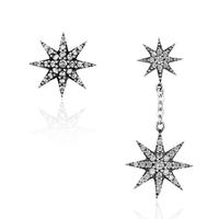 Pendientes de Lujo BAGREER SCE108 con Circonita, Unidad Flash USB Personalizada, Plata de Ley 925, Diseño Clásico para Mujer, Regalo para Fiestas