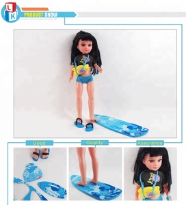Jouets loisirs américain surf noir 18 pouces jeune fille poupée avec vêtements assortis - Product Image 3