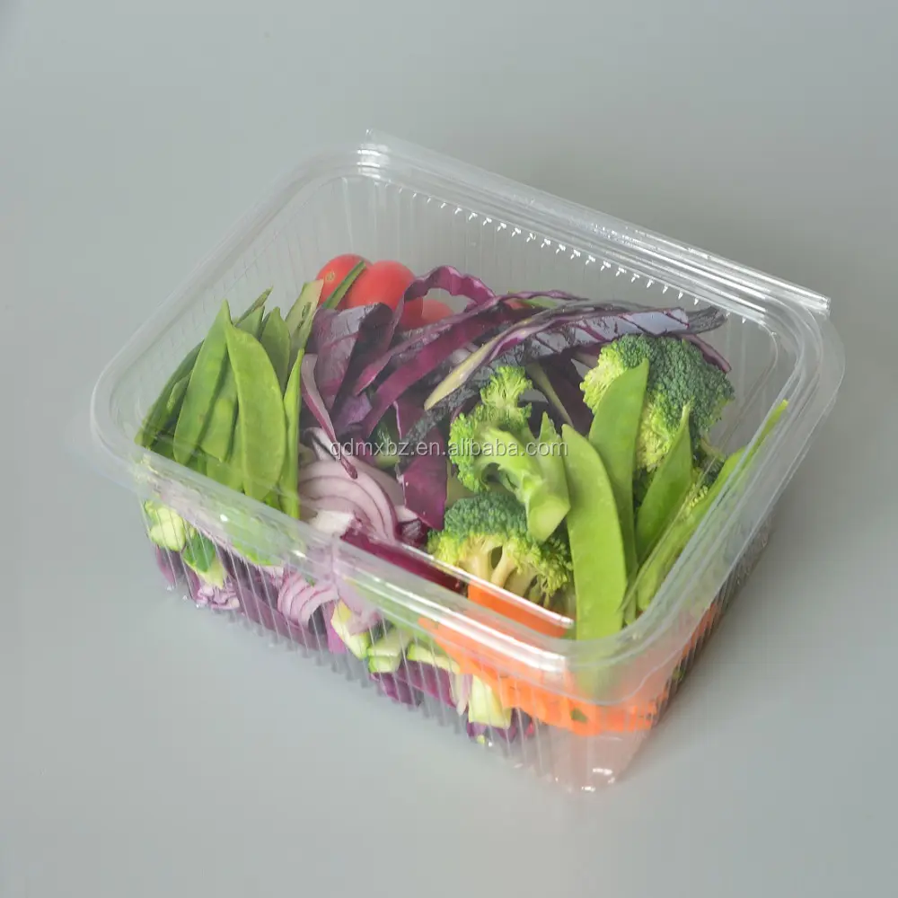 PET take away plastic cheap salad&fruit &vegetable pack