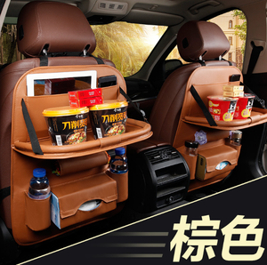 Organizador colgante de cuero <span class=keywords><strong>PU</strong></span> para coche, organizador automático - Product Image 3