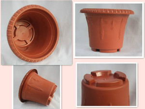 <span class=keywords><strong>Macetas</strong></span> <span class=keywords><strong>de</strong></span> plástico tradicional <span class=keywords><strong>de</strong></span> forma redonda, venta al por mayor, directa, para jardinería, cerámica china - Product Image 2