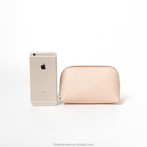 Women's Handy Genuine Leather <b>Makeup</b> <b>Bags</b> Cosmetic Wash <b>Bag</b> - Product Image 2